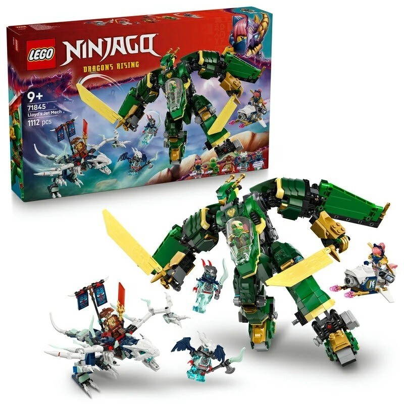 LEGO 71845 Lloyd's Green Jet Mech 1112 PCS LEGO NINJAGO June-1