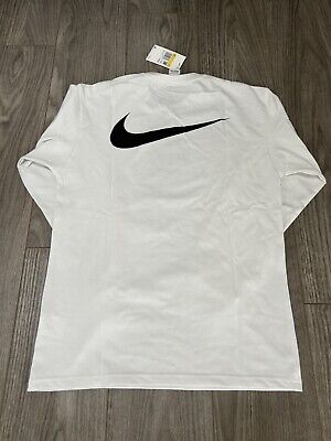 Nike x Stussy SS Link L/S T-Shirt White Longsleeve Sz Small Nike x Stussy SS Link L/S T-Shirt White Longsleeve Sz Small