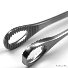 Body Piercing Clamp Pliers Oval 18 Cm Closed Piercing Tattoo Art Stainless Steel