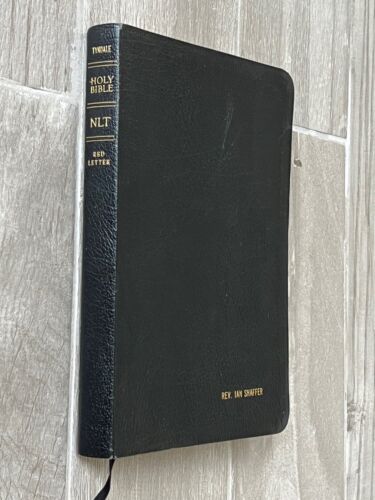 Święta Biblia Skóra Slimline Reference Edition New Living Translation RedLetter - Zdjęcie 1 z 11