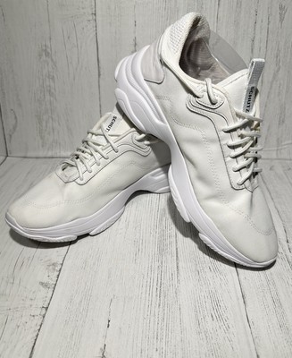 Schutz Pop Rush White Brazil Sneakers Women s Size 8 Play Enjoy Lightweight Logo