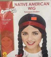 Rubies Native American Character Wig New In Original Packaging
