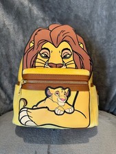 BNWT Loungefly Exclusive The Lion King Mufasa & Simba Cosplay Mini Backpack