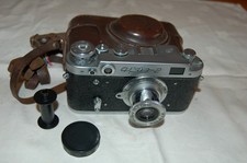 Fed-2 (Type B) Vintage 1950 Soviet Rangefinder Camera & Case. No.2291529 UK Sale