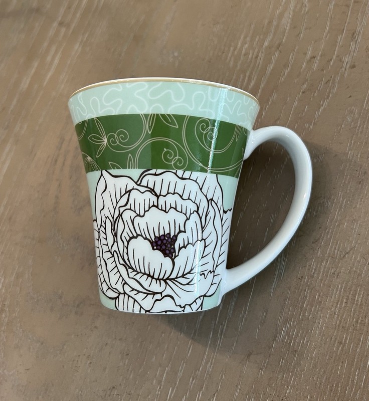 Vintage JOHNSON BROTHERS England 1883 Fine China Floral Mug