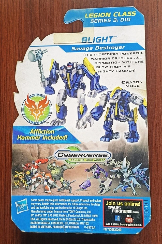 TRANSFORMERS PRIME BEAST HUNTERS BLIGHT LEGION CLASS SEALED NEW - Image 2 of 4