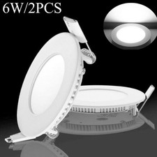 2Pack 4Inch LED Ceiling Lights Ultra-Thin Recessed Retrofits Kit 6000K Daylight