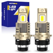 D2S D2R LED Headlight Bulb Replace Super White 6000K 24000LM Conversion Kit