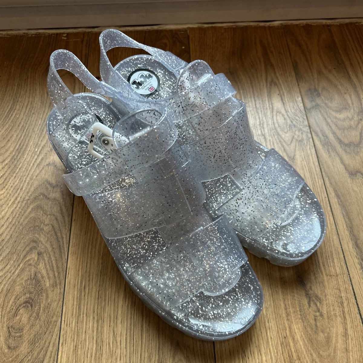 JoJo Maman Bébé Kids' Cherry Jelly Sandals, Pink