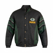 Green Bay Packers NFL Football Jacket Black Green