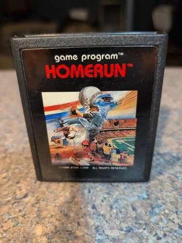 Atari 2600 7800+  Home Run Ataricorp Rare 1988 Label Tested Combine Ship