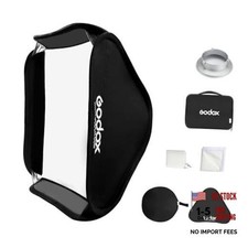 32x32 inches / 80x80cm Portable Foldable Studio Flash Softbox Diffuser kit