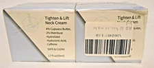 Lot of 2 Safe & Clean Tighten & Lift Neck Cream 1.7 Fl Oz/50 ml Each Exp 5-29-27
