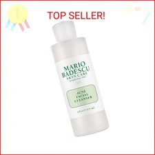 Mario Badescu Acne Facial Cleanser for Combination  Oily Skin, Oil-Free Face Wa