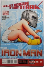 Iron Man #9 Vol. 5 Marvel NOW Comics 2013 Direct Edition VF/NM Sleeve & Board 