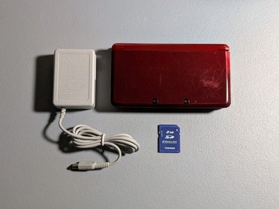 Nintendo 3DS Flame Red Handheld Console System CTR-001 - US Version - Tested