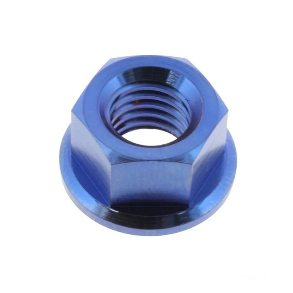 Mutter Kettenrad M8X1.25Mm Titan Blau FüR KTM EXC 300 2T Sixdays 2017-image