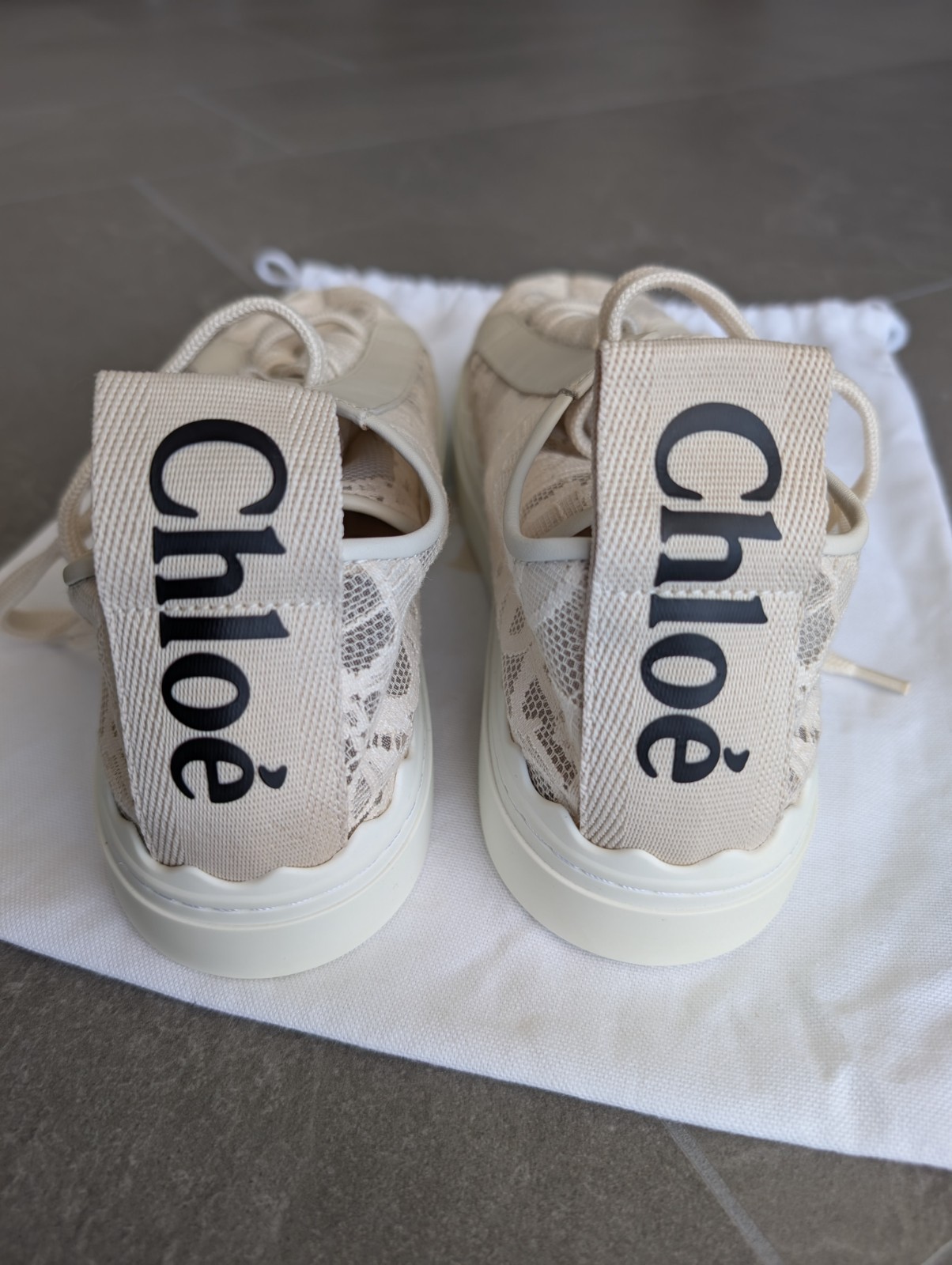 *NEW/UNWORN* Chloe trainers size 40 (EU), colour mild beige