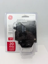 GE THQL2120GFTP 20 Amp Double Pole Ground Fault Breaker w/Self-Test *PKG Wear