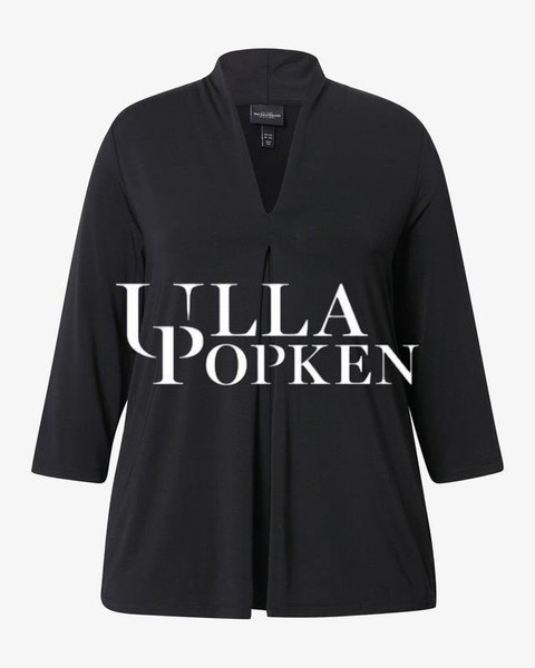 Women Ulla Popken Shirt Black Viscose 42 / XL / 50