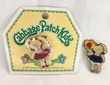  Vintage CABBAGE PATCH KIDS 1983 ENAMEL NECKL...