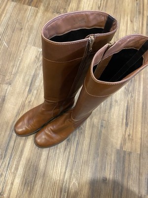 Stuart Weitzman Women's Brown Genuine Leather Made In Spain Size 7.5 Tall Boots