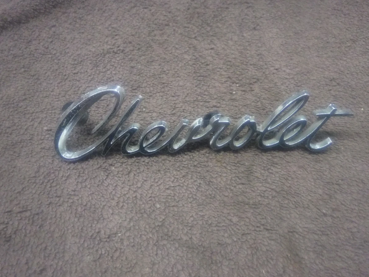 Juego De Emblemas De Guardabarros 427 Para Chevy Camaro 1969-1974 Y Nova - Cromo Y Negro