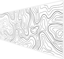 Large Gaming Mouse Pad Extended XXL Mouse Mat Long Desk Pad with Stitched Edges