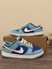 Nike Dunk Low Men’s Argon Low Top Blue/White Lace-Up Sneakers