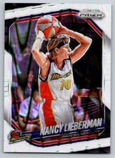 2025 Panini Prizm WNBA #34 Nancy Lieberman White Seismic Prizms
