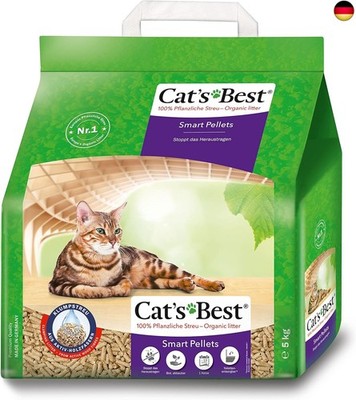 Cat's Best Smart Pellets, 100 % pflanzliche Katzenstreu, innovative Klumpstreu