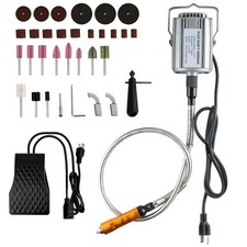 780W Flex Shaft Rotary Grinder | Hanging Tool with Foot Pedal & Accessories