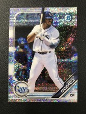 2019 Bowman Chrome #BDC-143 Moises Gomez Tampa Bay Rays Sparkle Refractor NM