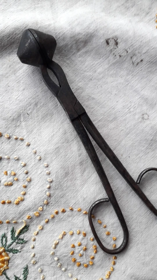 Ancien Fer à Repasser Outil 1900 Coiffeur Chapelier Dentelle Objets du XIXème TB - Photo 2/4