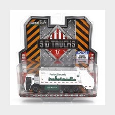 Greenlight Mack Lr Rear Refuse Truck Cassone Ribaltabile 3-assi 2021 Trasporto Rifiuti 1:64 45170C