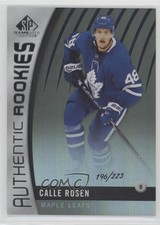 2017-18 SP Game Used Authentic Rookies Rainbow 196/223 Calle Rosen #145 3ug
