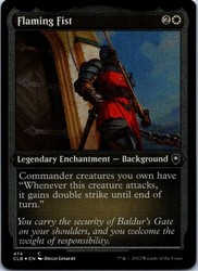 Flaming Fist (Foil Etched) 474 Commander Legends: Battle for Baldur's Gate