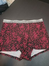 VICTORIA'S SECRET Logo Cotton High-Waist Boyshort Panty size M