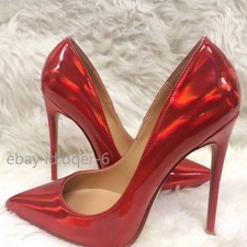 12cm Stiletto Heels Pointed Toe Party OL Pumps Shoes Women Slip on Wedding Shoes