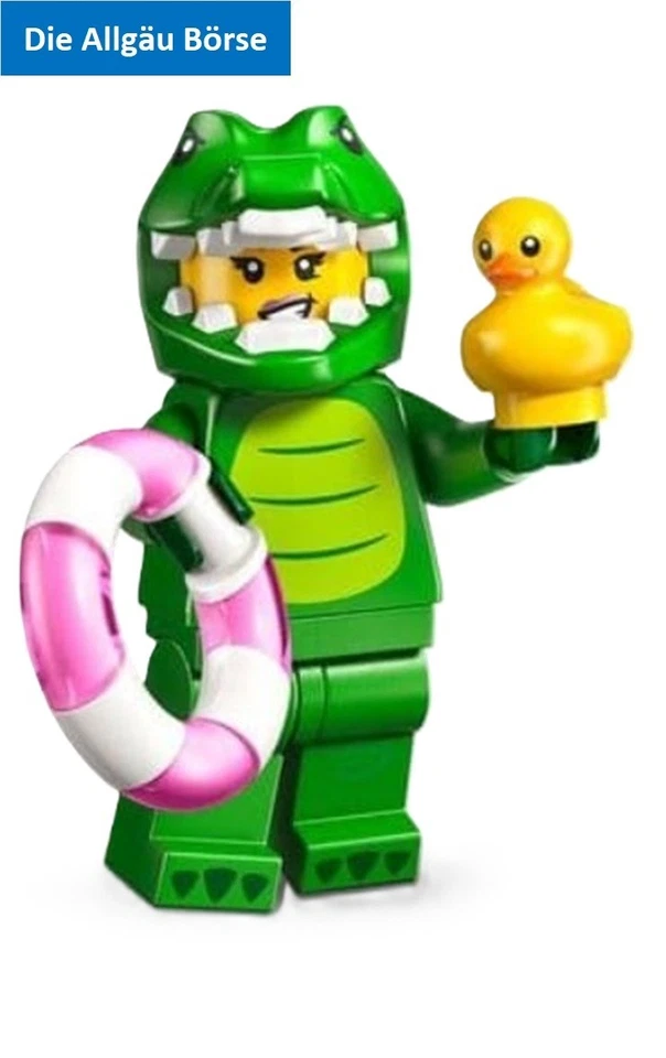 Lego 71051 Minifigur Serie 28 Krokodilkostüm Krokodil m. Ente  Sammelfigur Neu - Bild 1 von 1