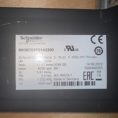 Schneider Servo Motor MH30703P01A2200 Brand New Fast Shipping