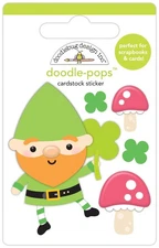 Doodlebug Doodle-Pops 3D Stickers-Happy Go Lucky