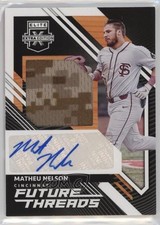 2021 Panini Elite Extra Edition Future Threads Signatures Matheu Nelson Auto nd3