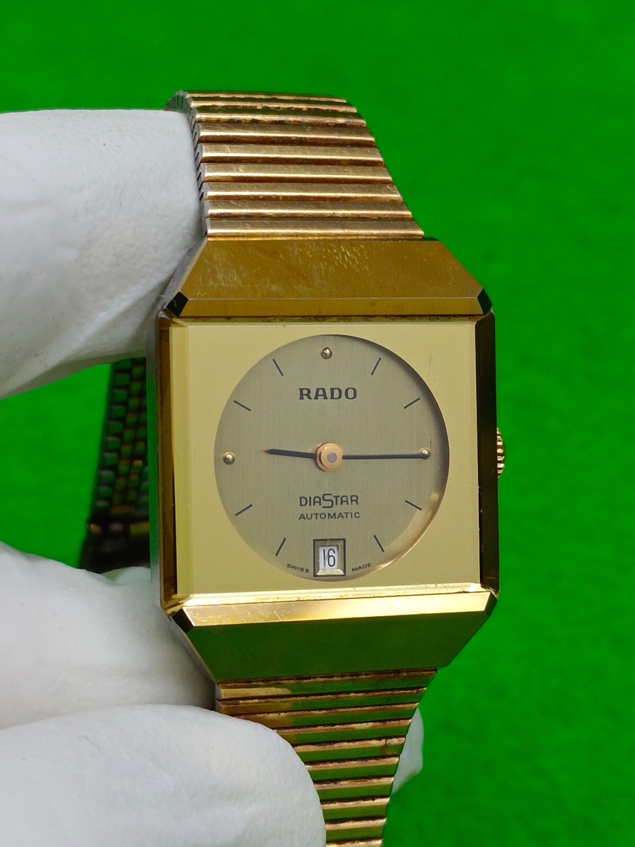 vintage RADO DIASTAR watch Automatic 17 Jewels Date Indicator