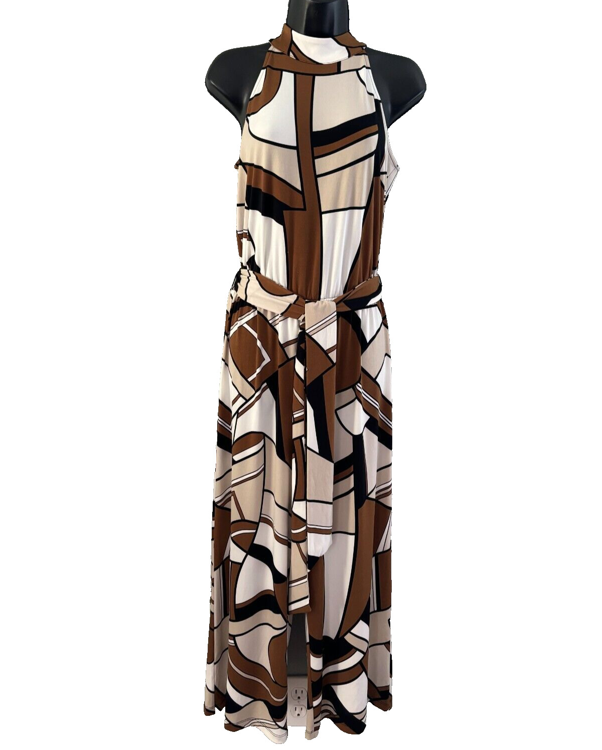 NUEVO CON ETIQUETAS $119 Chico's Kit Tejido Groovy Swirls Cinturón Mono Corto Talla 0 Sin Mangas