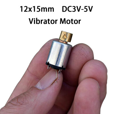12x15mm DC3V-5V Vibrator Motor Vibration Motor Vibrating Head With Copper Wheel