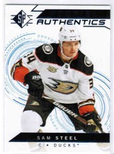 18/19 SP HOCKEY ROOKIE AUTHENTICS BLUE PARALLEL CARDS #101-140 U-Pick From List