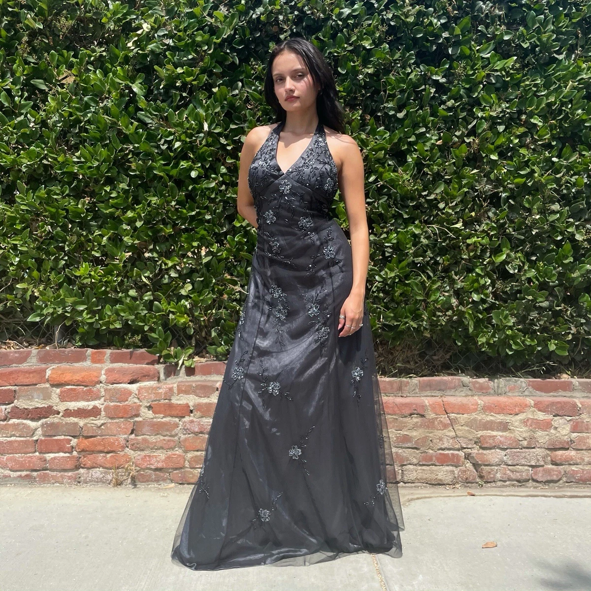 vintage 90s prom dress