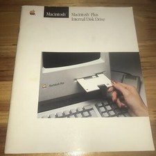 1984 Mac 128K 512K Macintosh Disk Drive Upgrade Manual 800K Mac Plus 1986 RARE 
