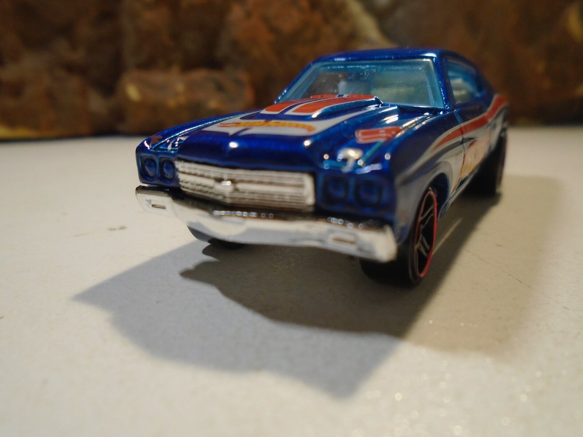 ホットウィール ★ 64 CHEVY CHEVELLE SS ★ 4台セット Hot Wheels - '64 Chevy Chevelle SS (Satin Blue) [Factory